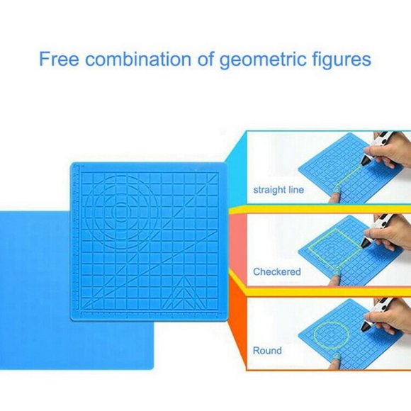 NWT 3D Drawing Pen/3D Printer Bundle. 2 Mats and 2 Filament Packs for 3Doodler - Picture 10 of 13